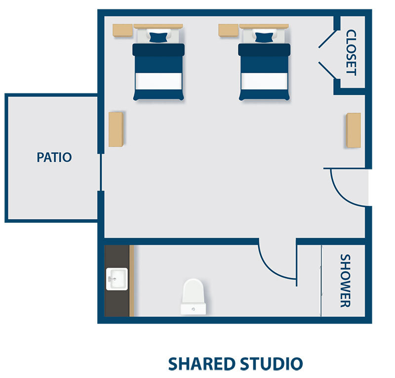 shared studio floor plan